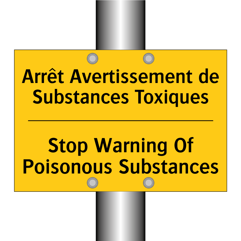 Arrêt Avertissement de Substances /.../ - Stop Warning Of Poisonous Substances /.../
