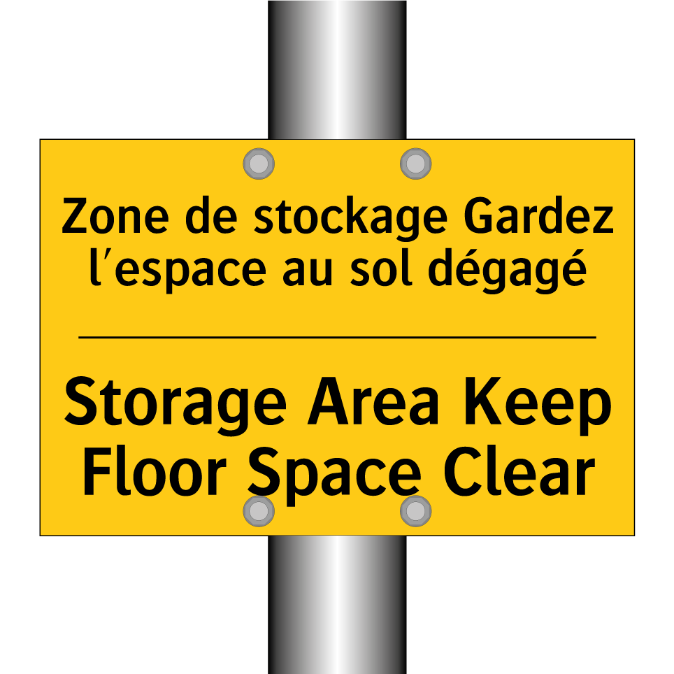 Zone de stockage Gardez l'espace /.../ - Storage Area Keep Floor Space /.../