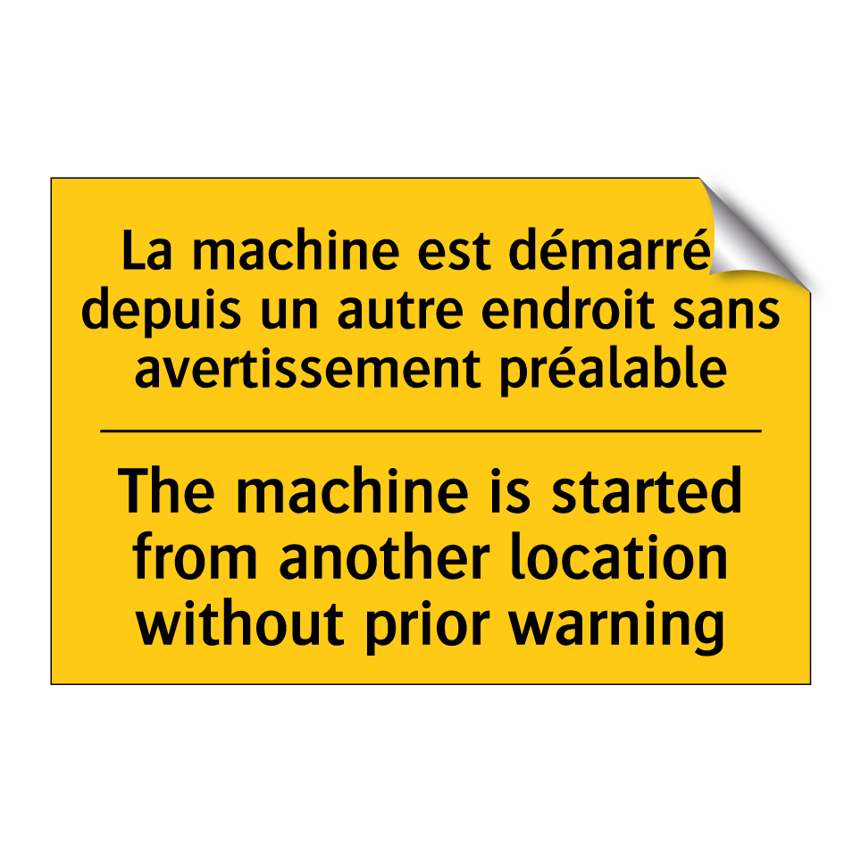 La machine est démarrée depuis /.../ - The machine is started from another /.../