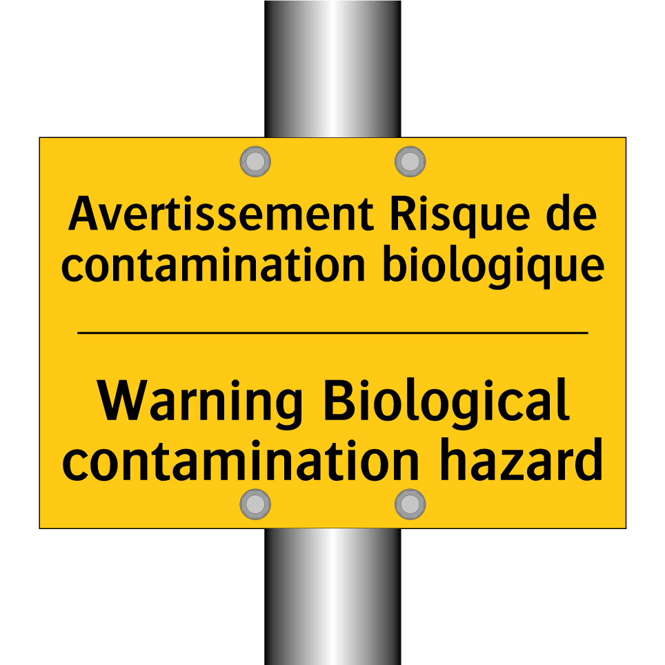 Avertissement Risque de contamination /.../ - Warning Biological contamination /.../