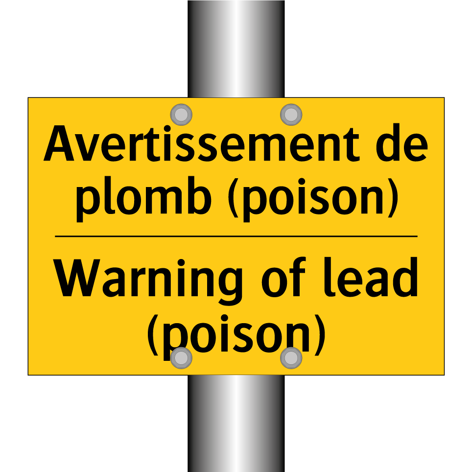 Avertissement de plomb (poison) /.../ - Warning of lead (poison)