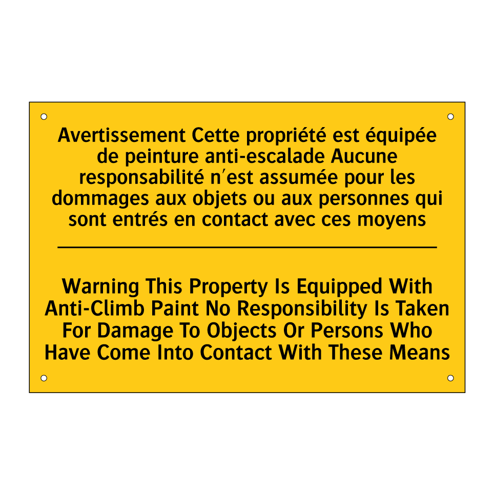 Avertissement Cette propriété /.../ - Warning This Property Is Equipped /.../