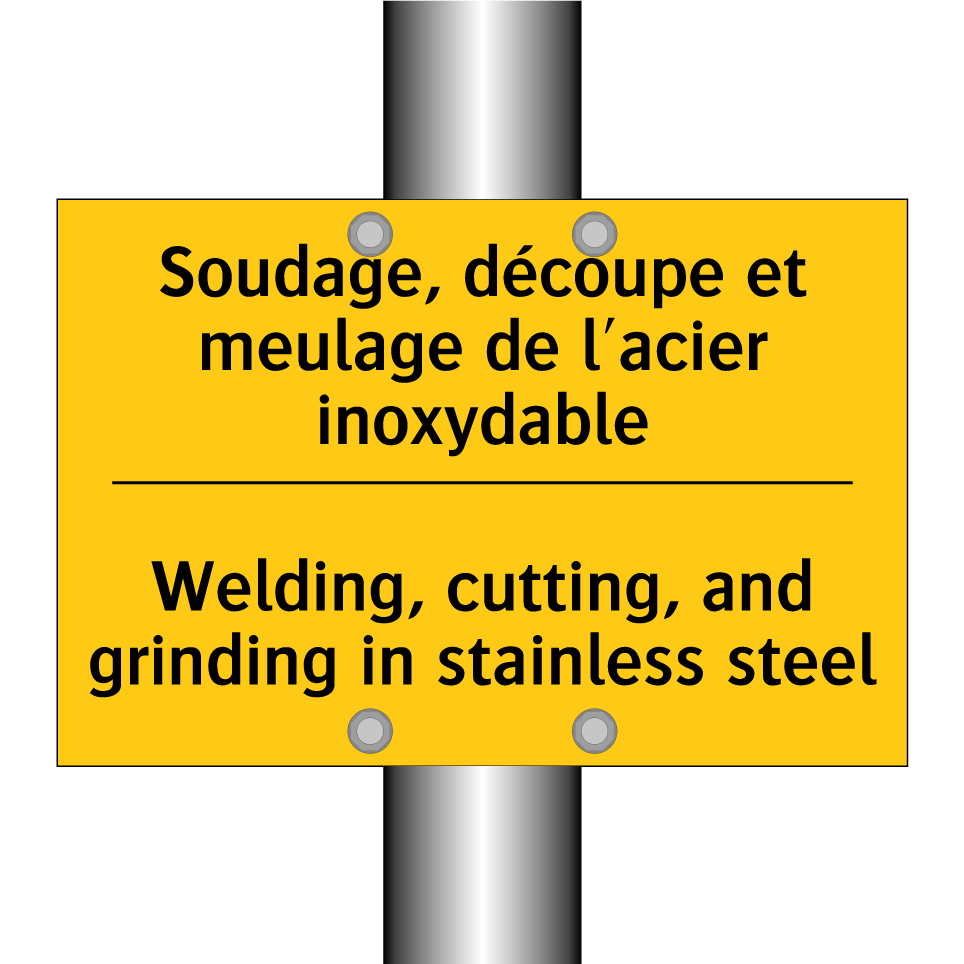 Soudage, découpe et meulage de /.../ - Welding, cutting, and grinding /.../