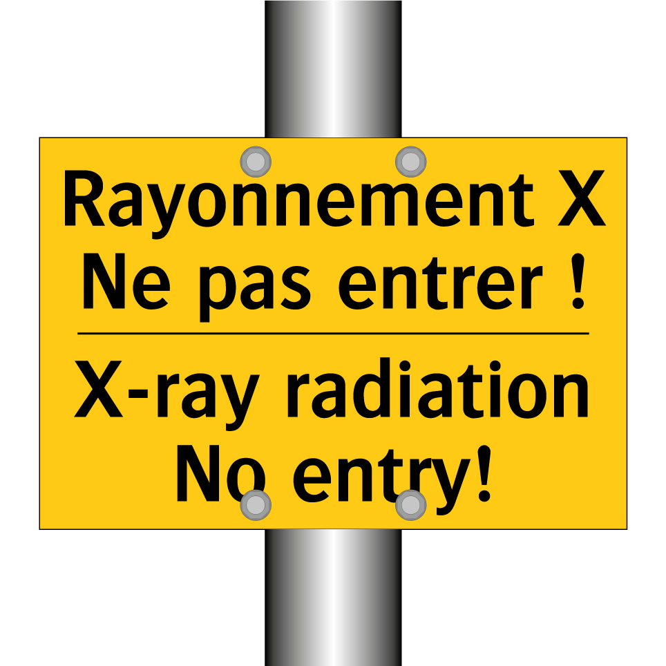 Rayonnement X Ne pas entrer ! - X-ray radiation No entry!