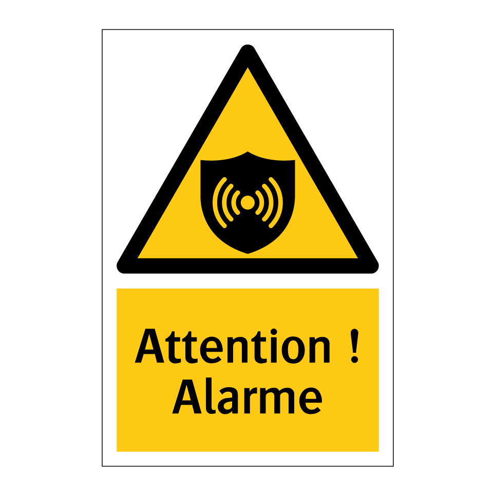 Attention ! Alarme