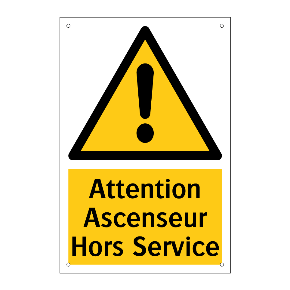 Attention Ascenseur Hors Service