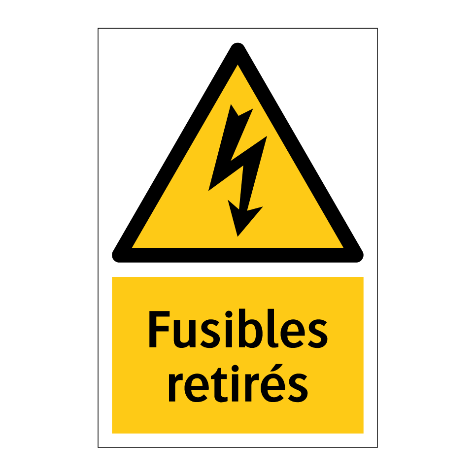 Fusibles retirés