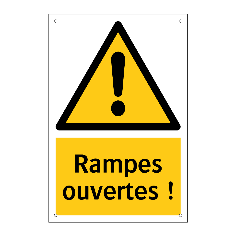 Rampes ouvertes !