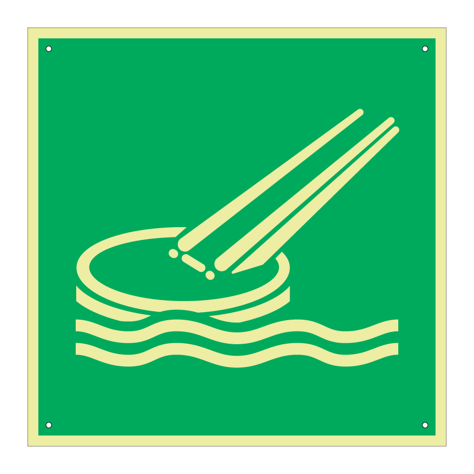 E054 Toboggan d'évacuation marine