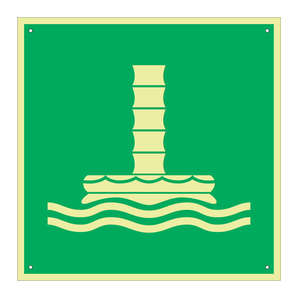 E055 Toboggan d'évacuation marine