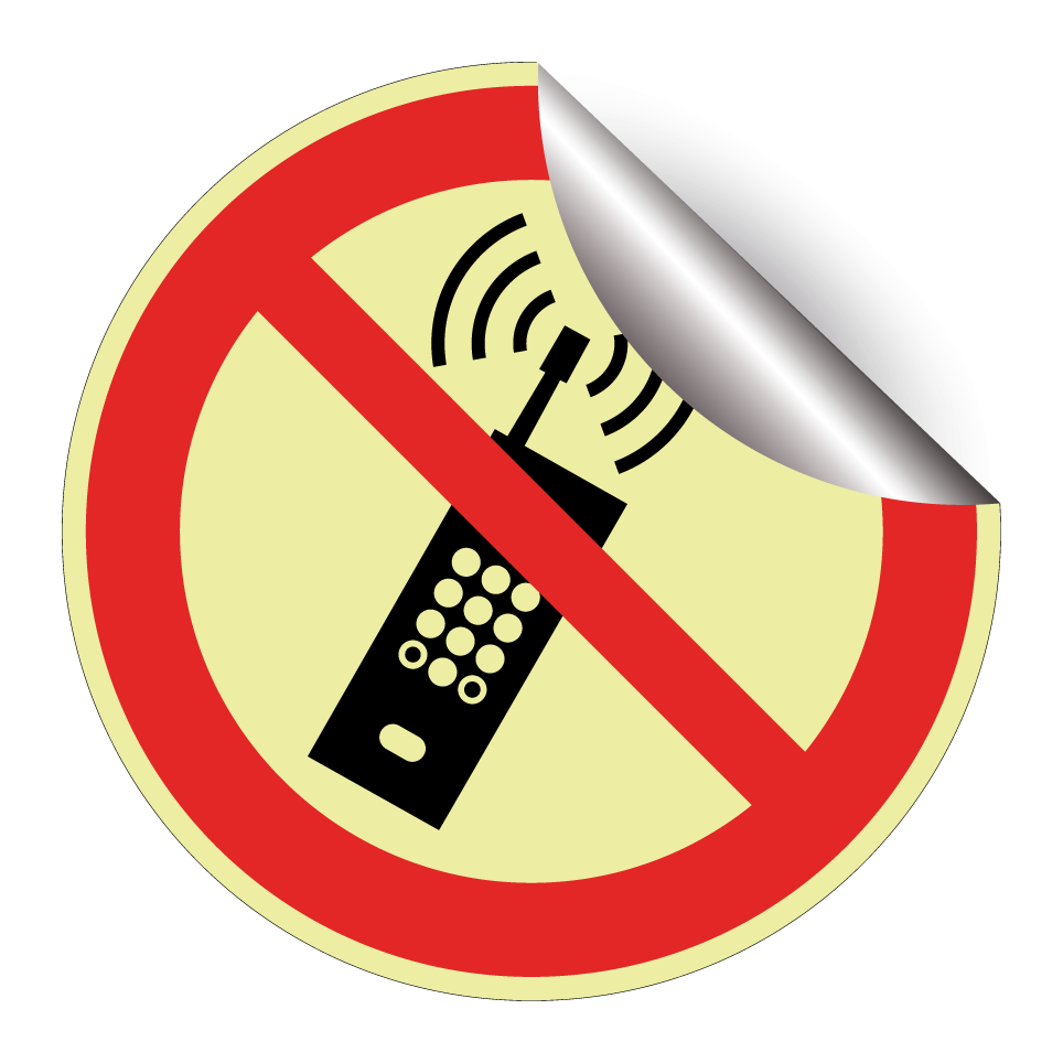 P013 Eingeschaltete Mobiltelefone verboten