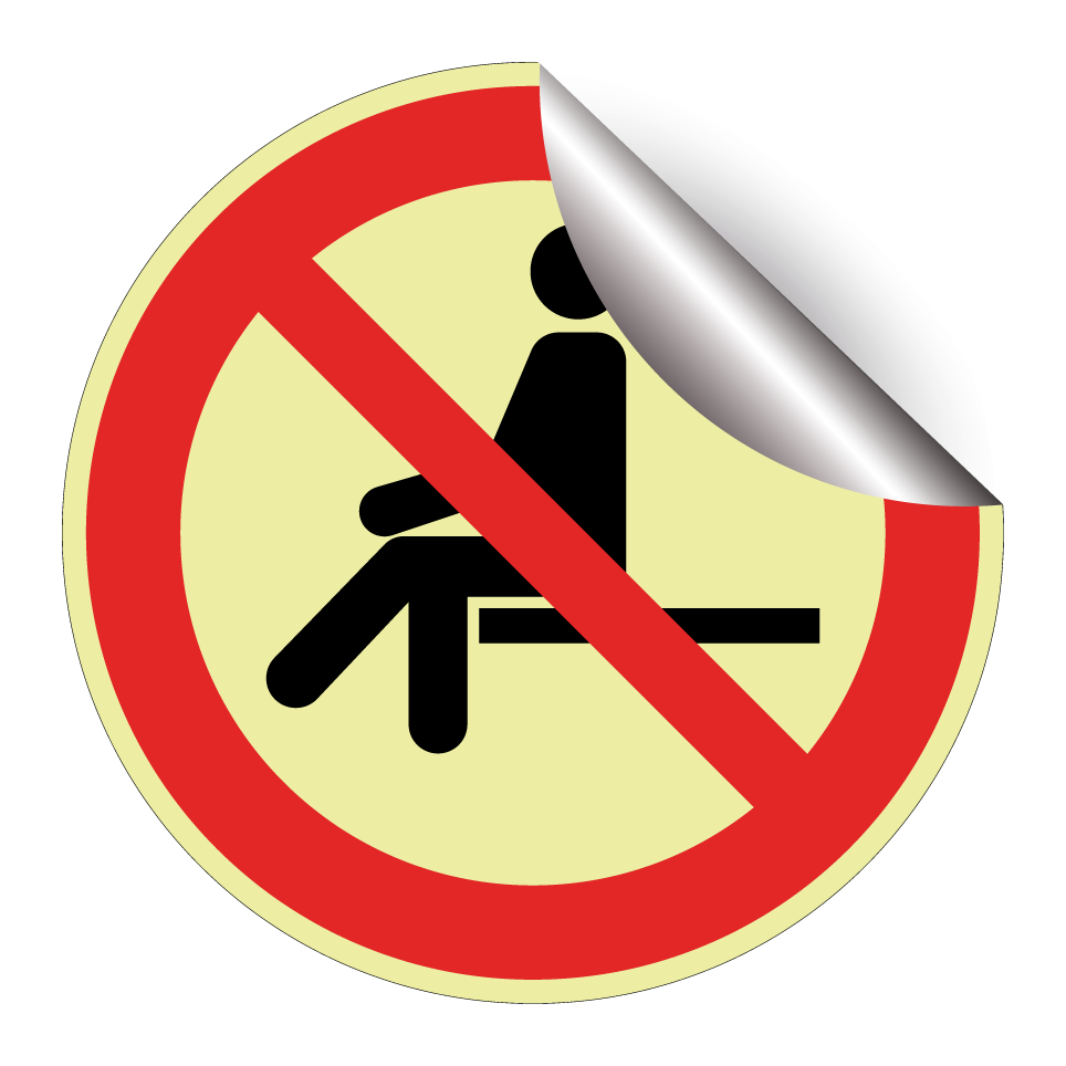 P018 Interdiction de s’asseoir