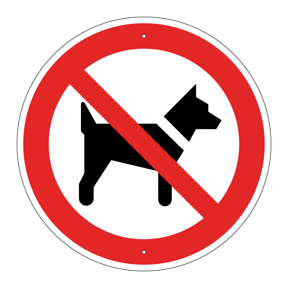 P021 Interdit aux chiens