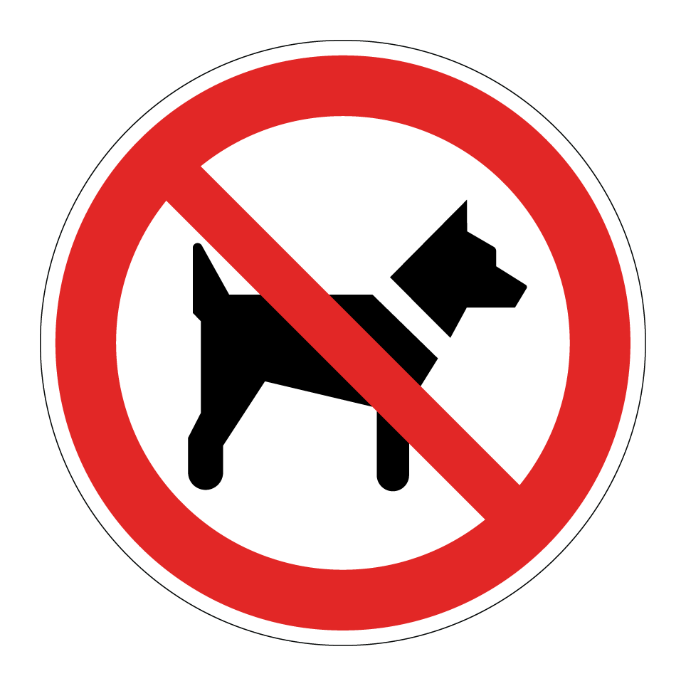 P021 Interdit aux chiens