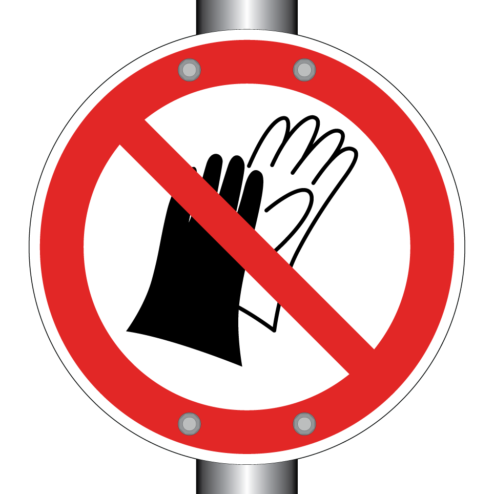 P028 Port de gants interdit