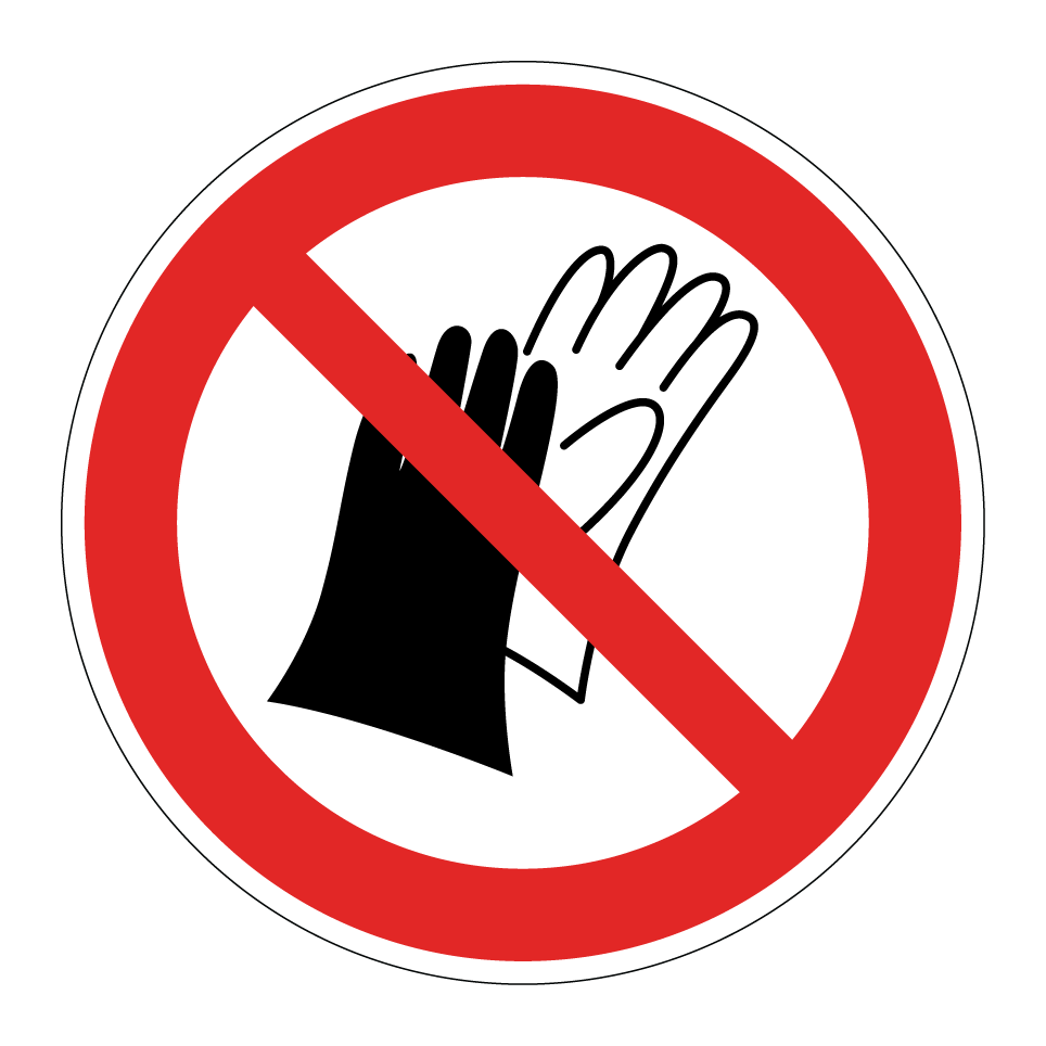 P028 Port de gants interdit