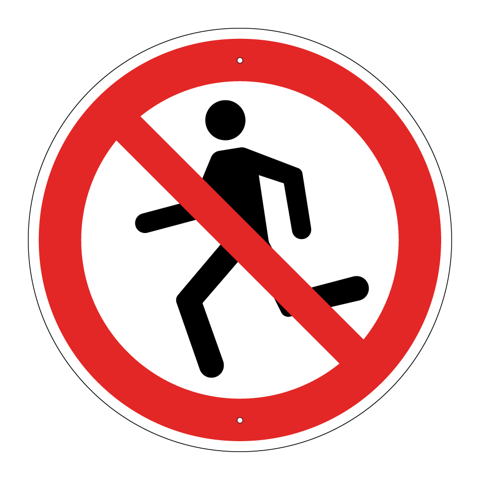 P048 Laufen verboten