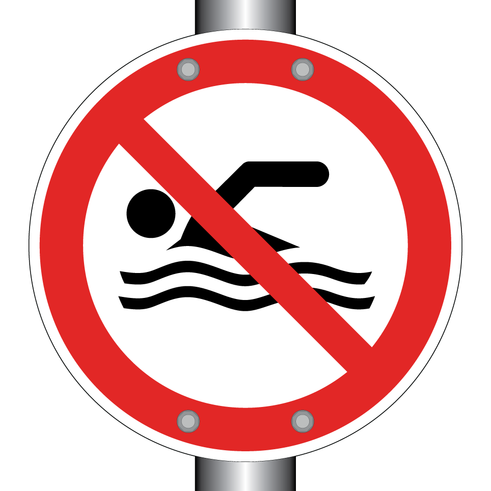 P049 Schwimmen verboten