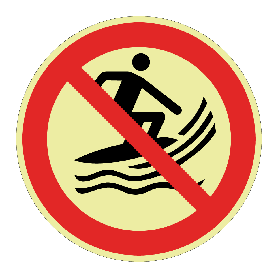 P059 Surfen verboten