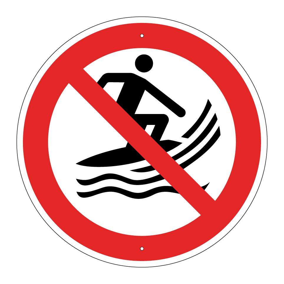 P059 Surfen verboten