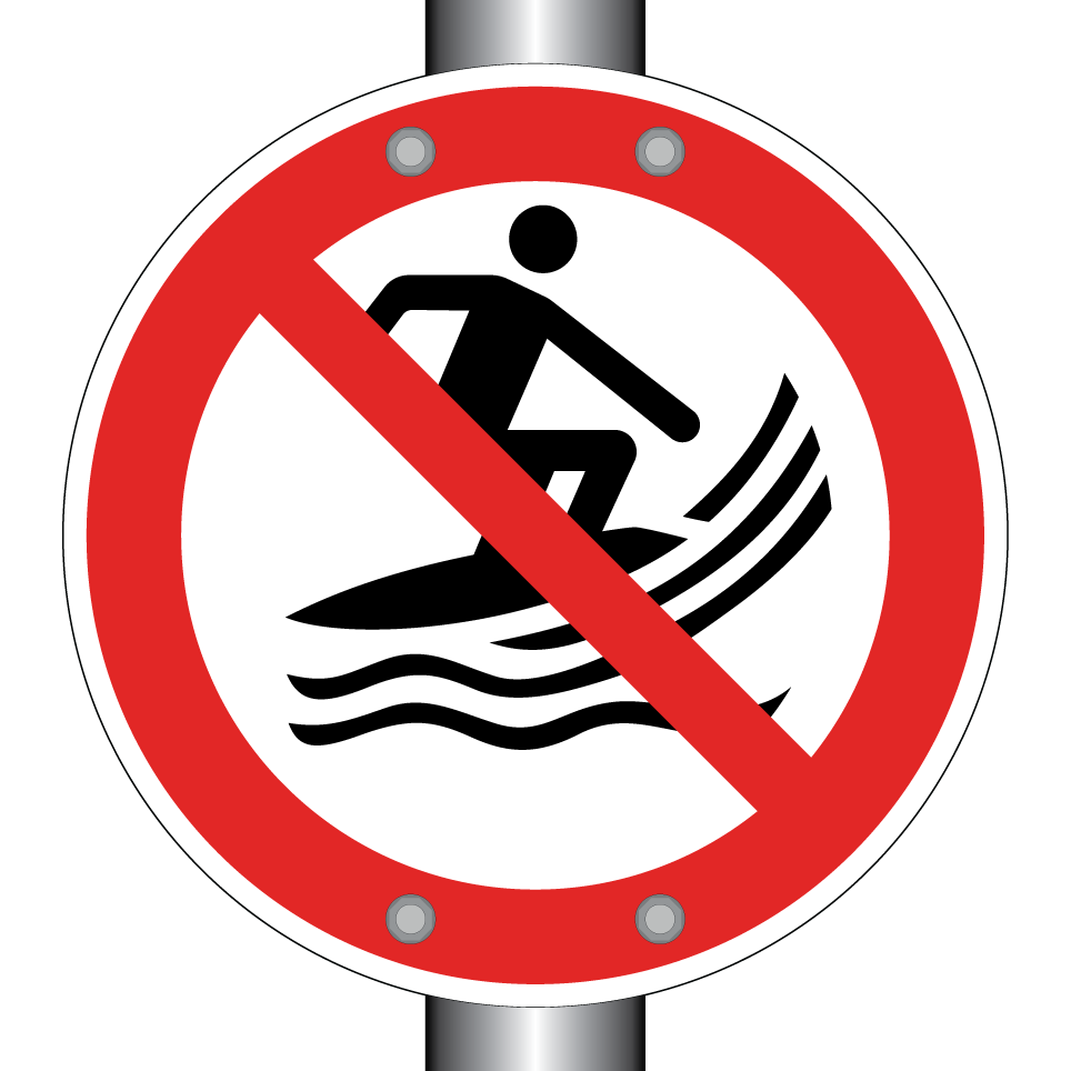 P059 Surfen verboten