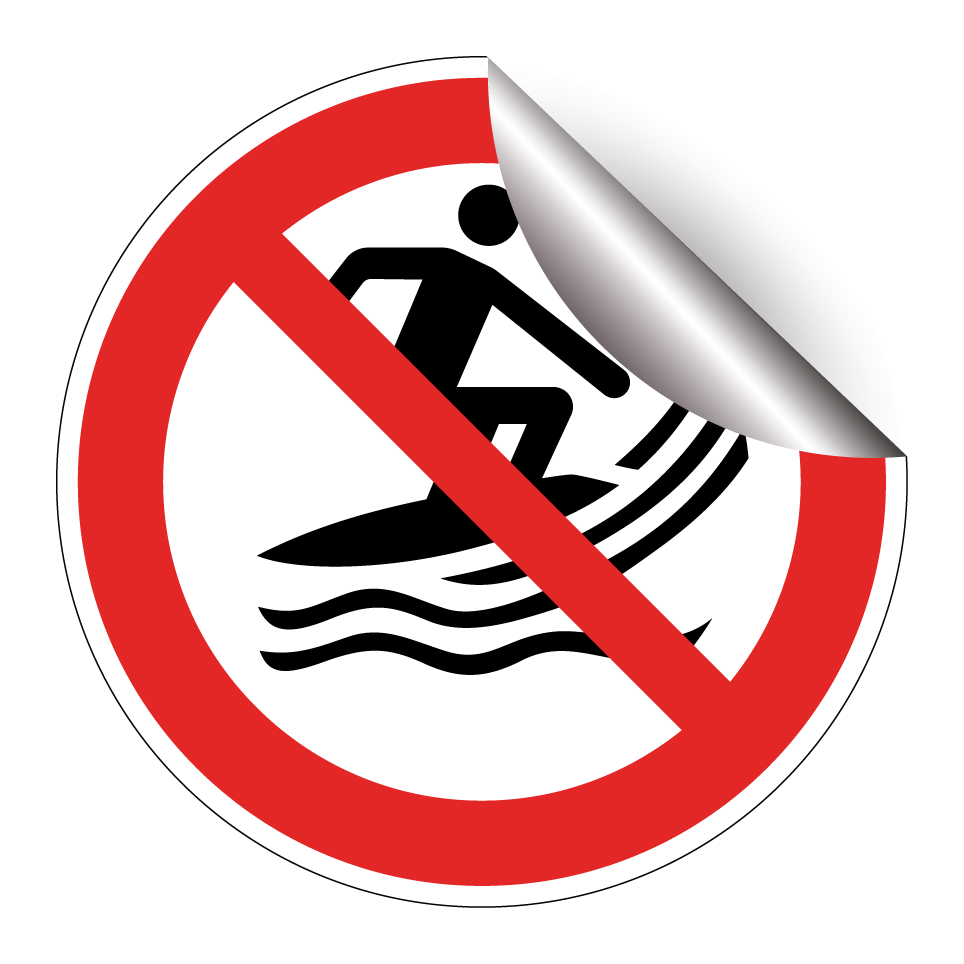 P059 Surfen verboten