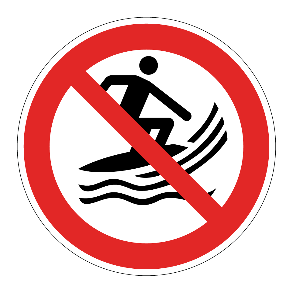 P059 Surfen verboten