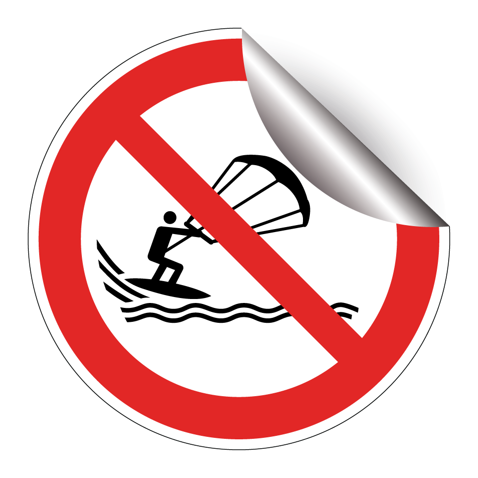 P065 Kitesurfen verboten
