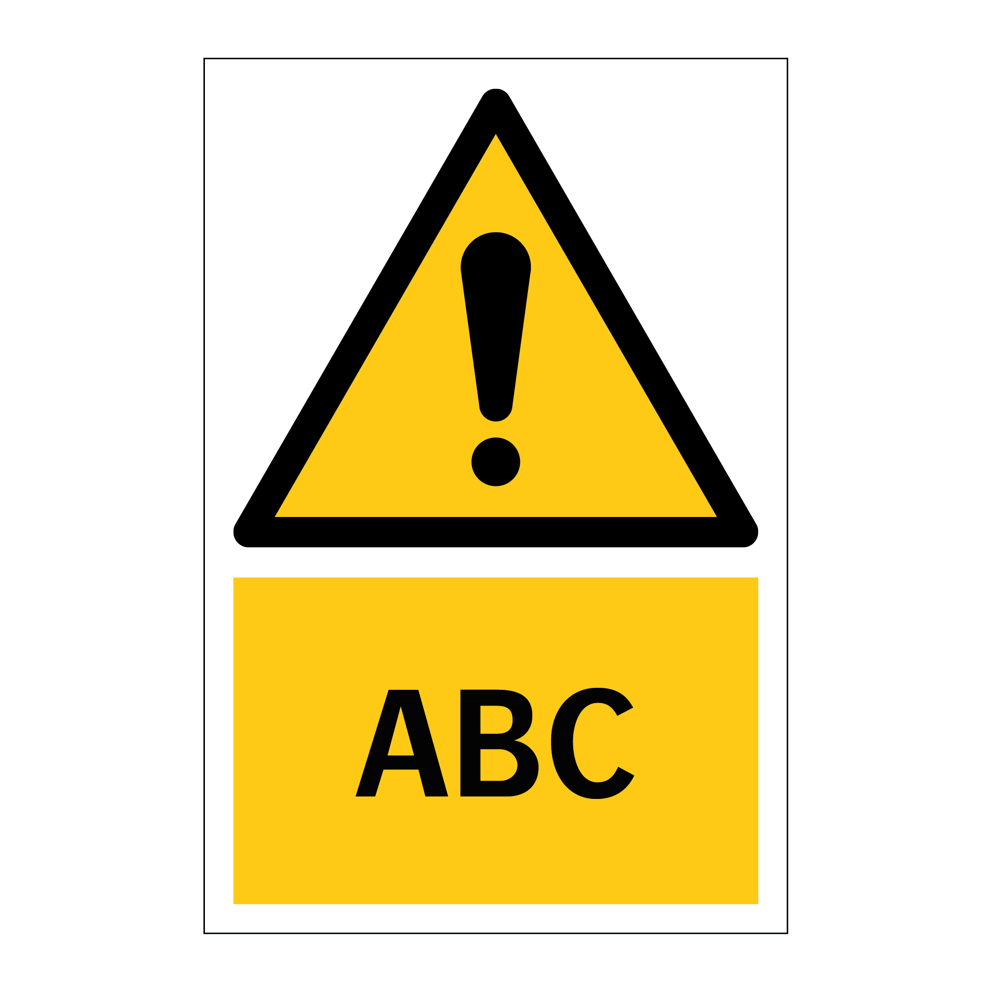 Erstelle dein eigenes Warnschild