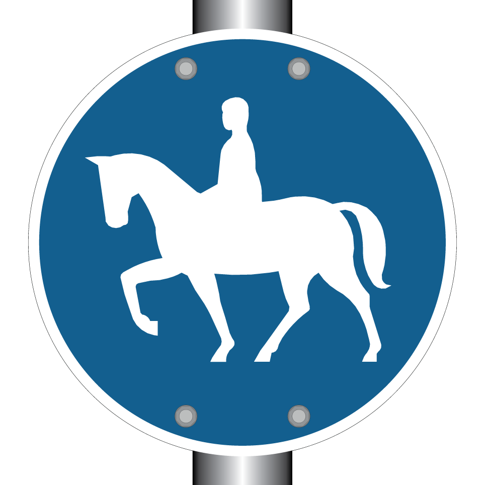 Reiten erlaubt