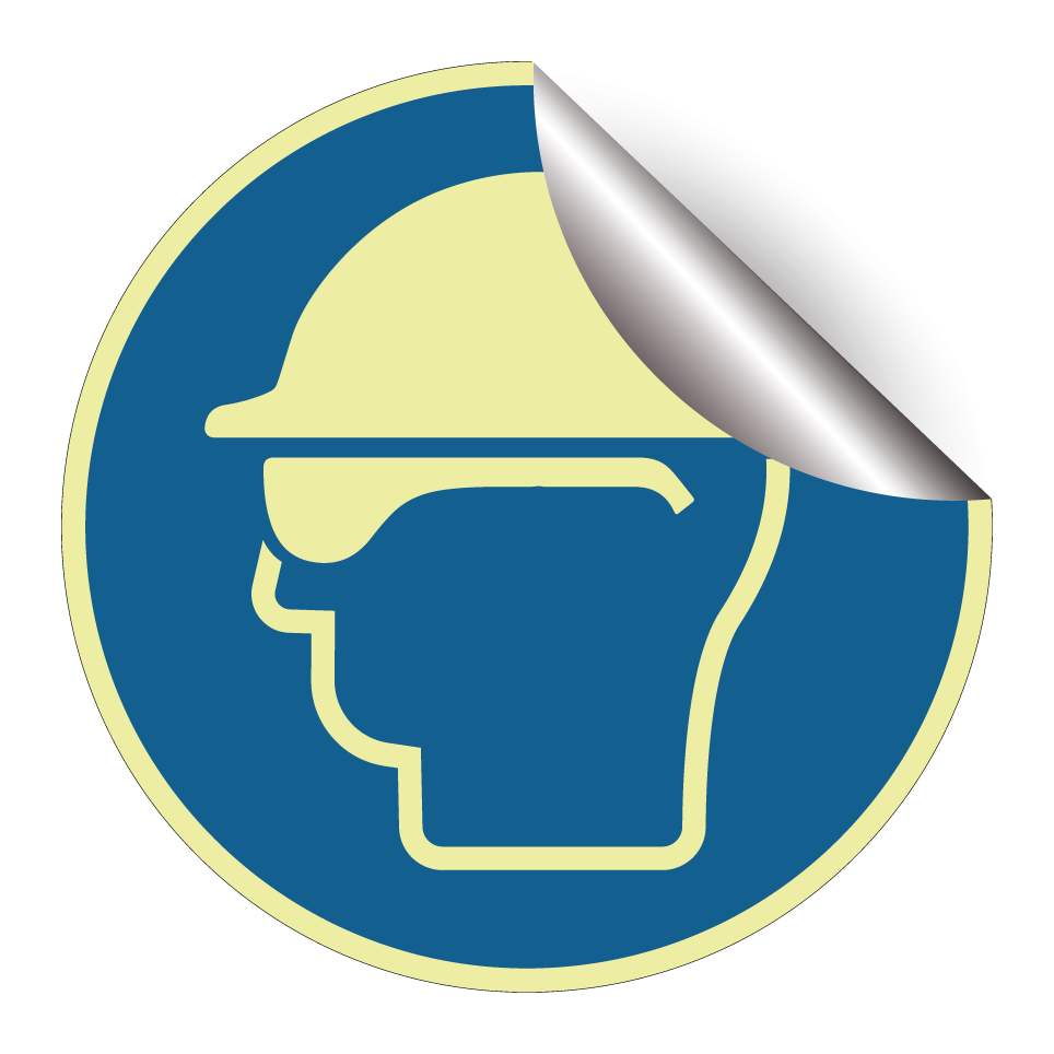 Helm mit Schutzbrille tragen