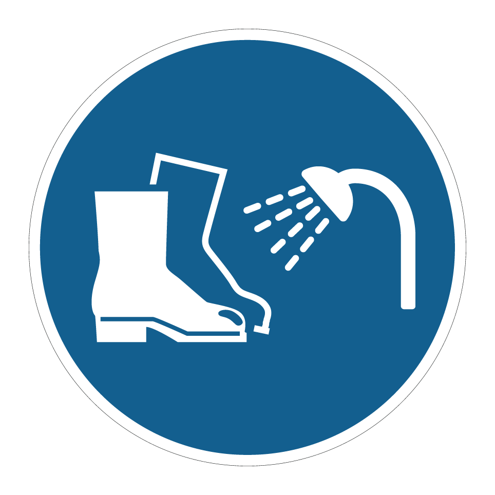 Nettoyer les bottes avant d’entrer