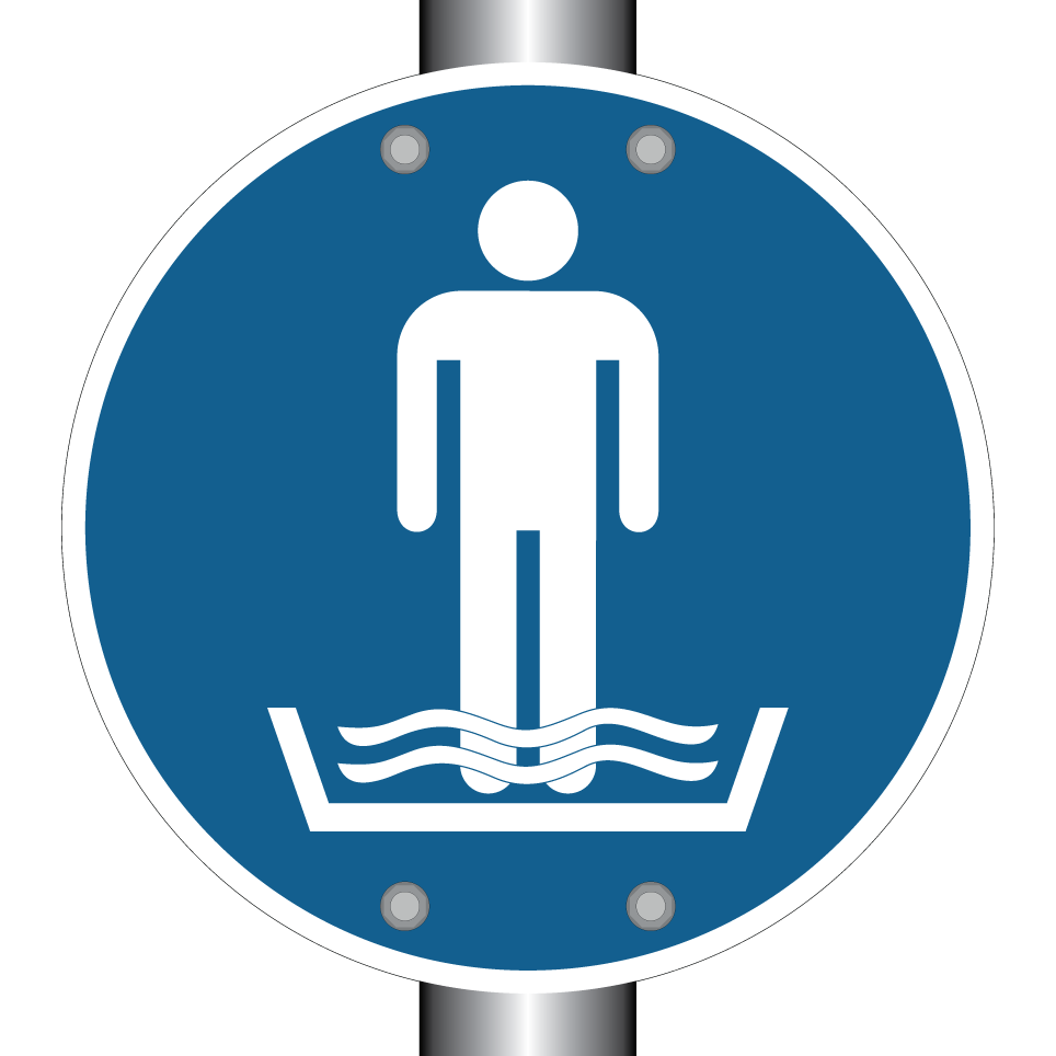 Fußbad erforderlich