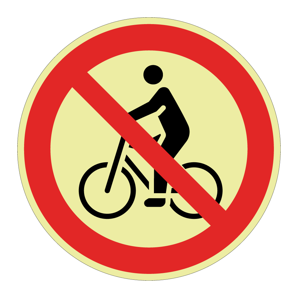 Radfahren verboten