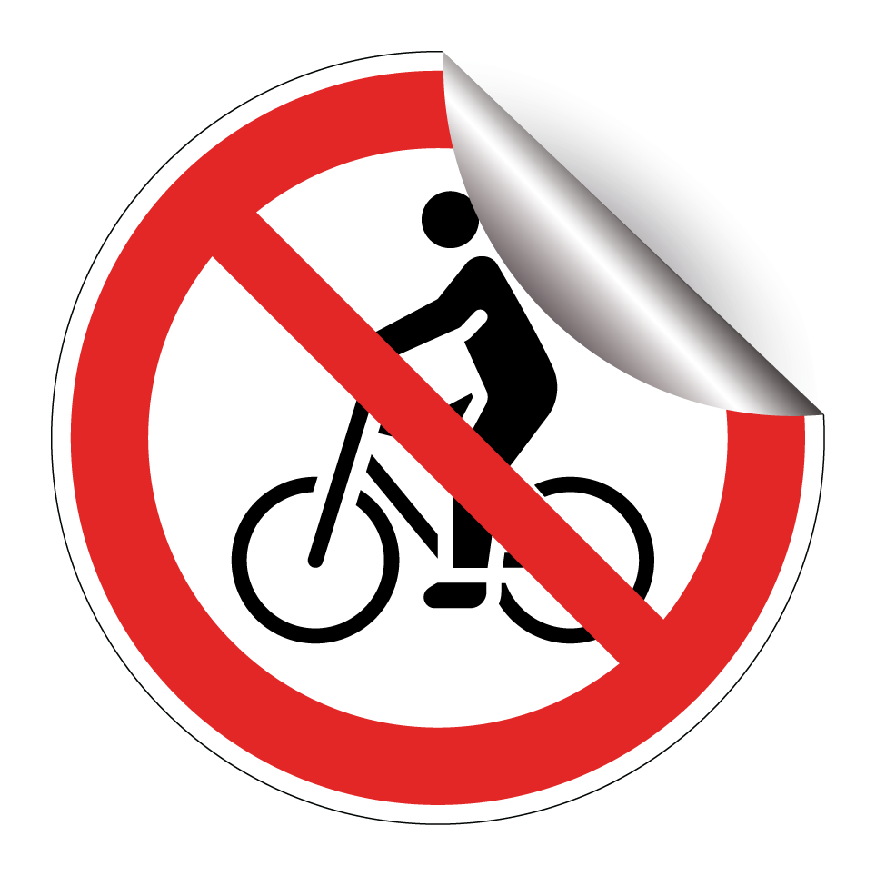 Radfahren verboten