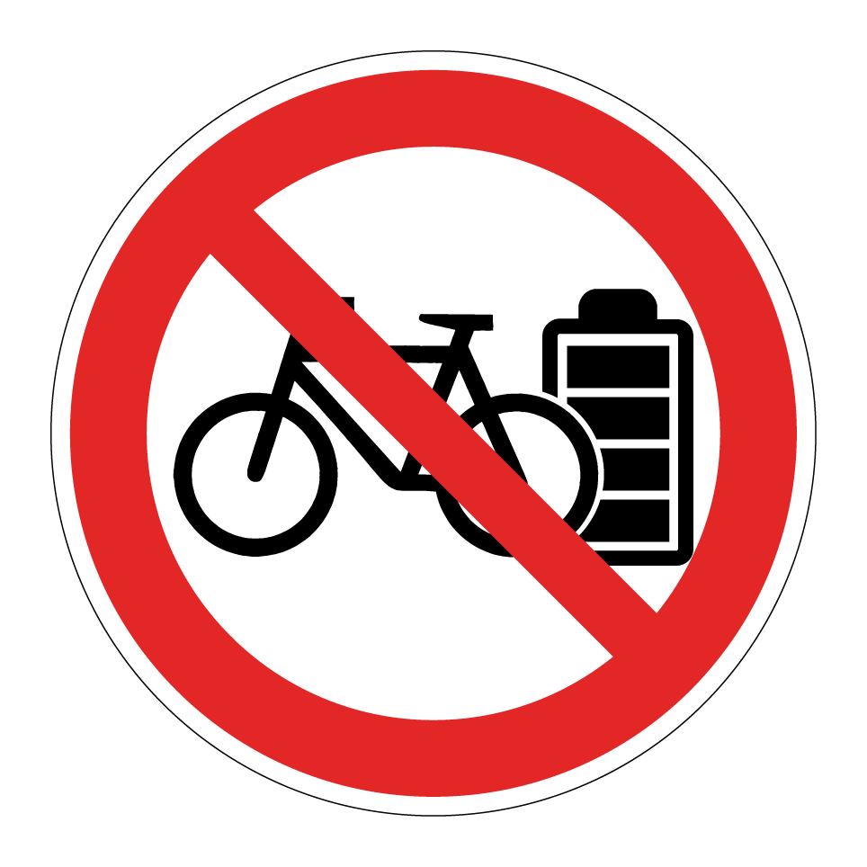 Pas de vélos électriques