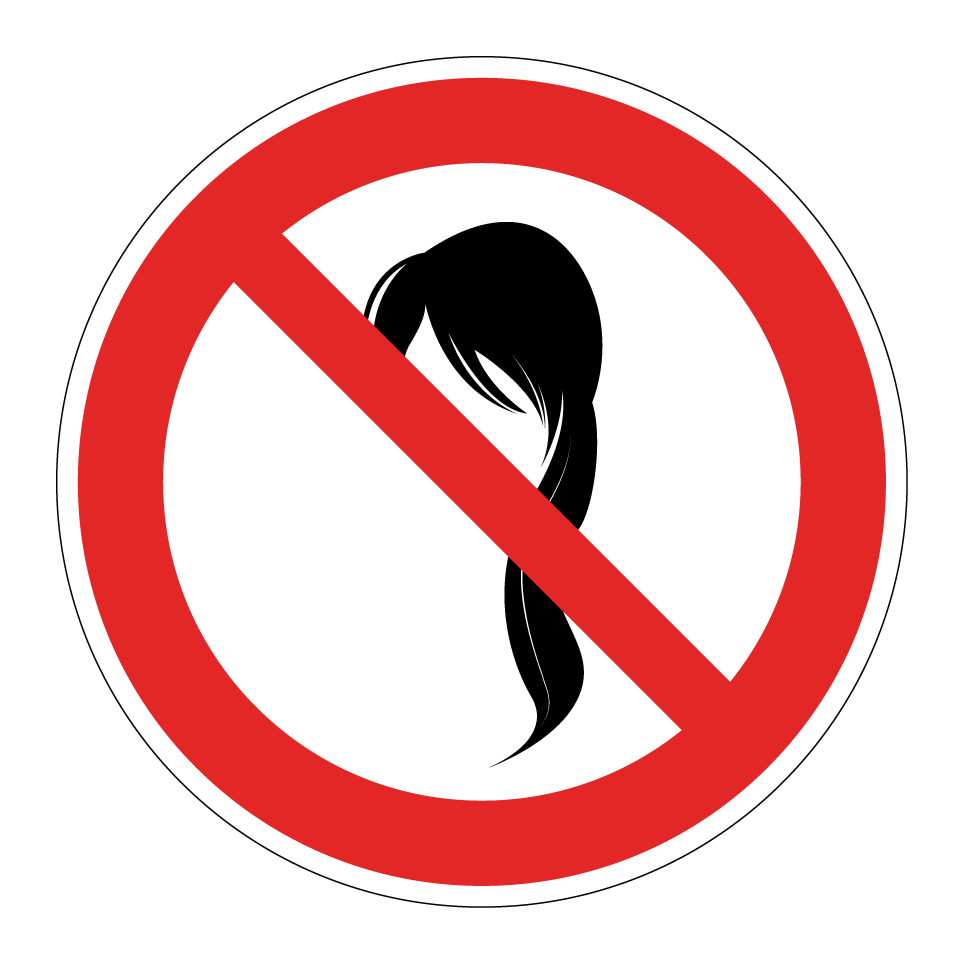 Kein loses Haar