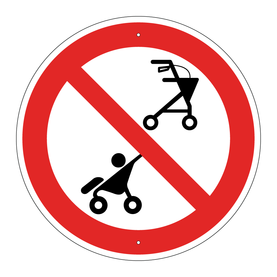 Pas de marchettes ni de poussettes