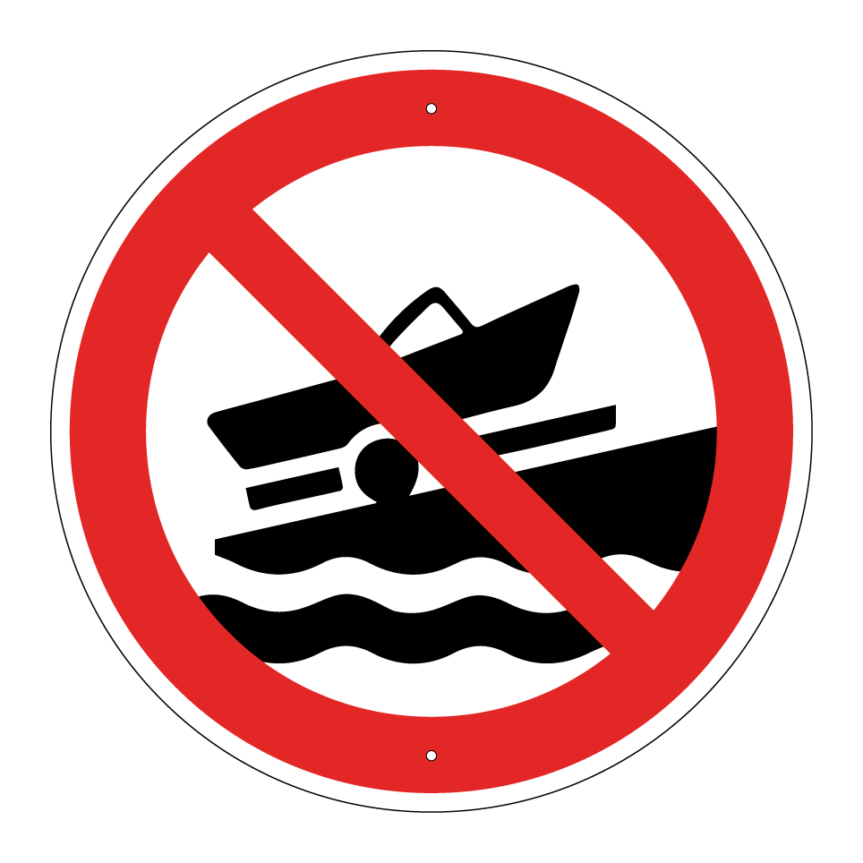 Kein Boot zu Wasser lassen