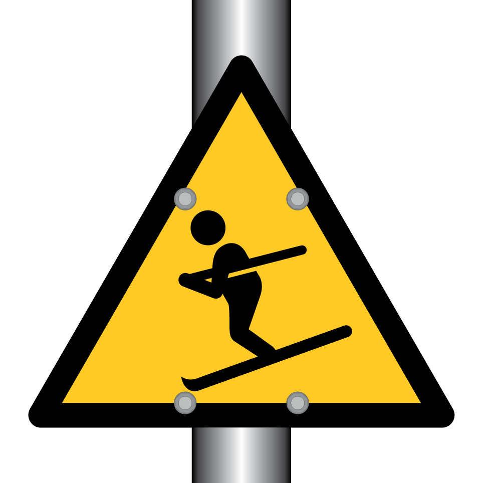 Warnung Skigebiet
