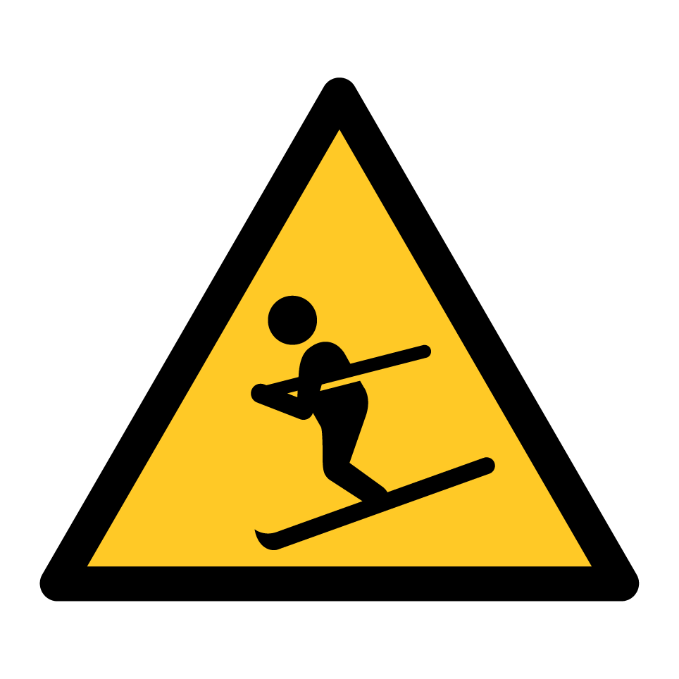 Warnung Skigebiet