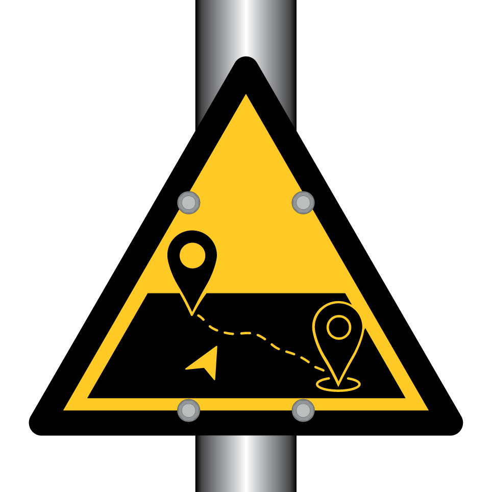 Warnung falsche Navigation