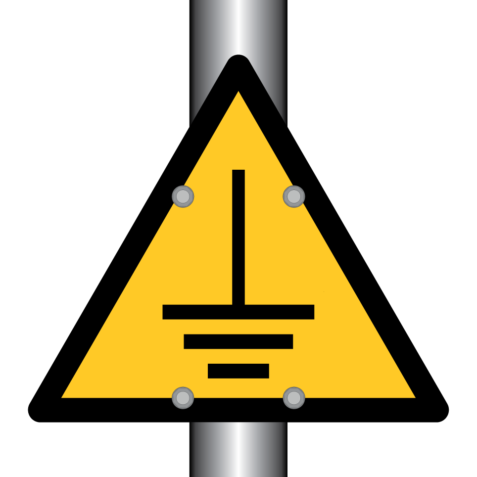 Warnung elektrische Erdung