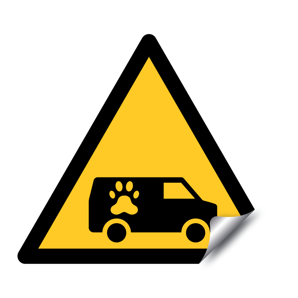 Warnung Tiertransport