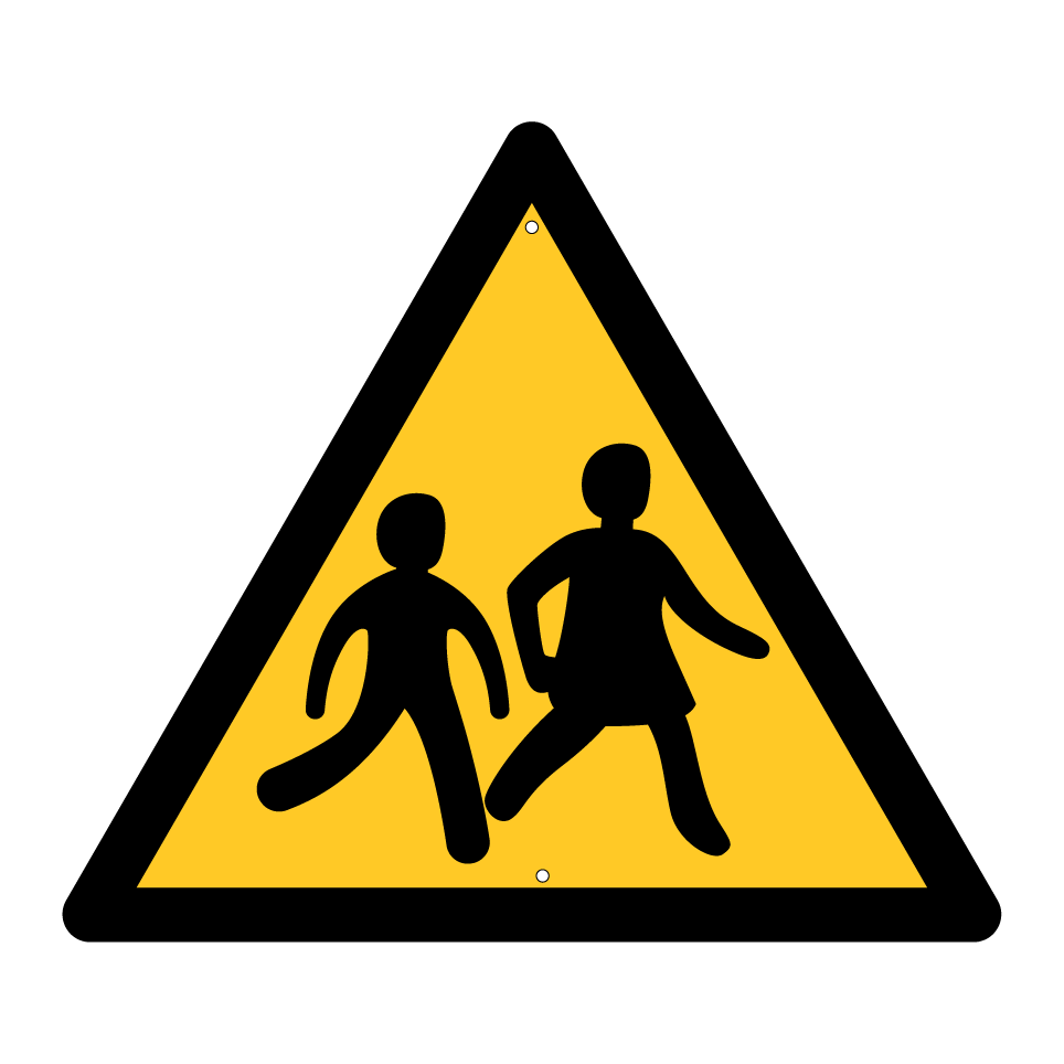 Attention enfants qui traversent
