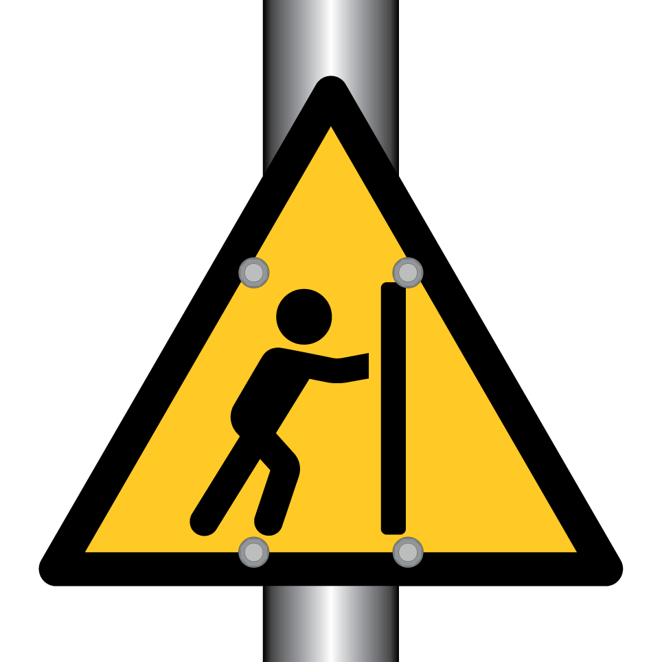 Warnung vor manueller Handhabung