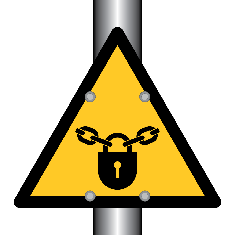 Warnungsschloss
