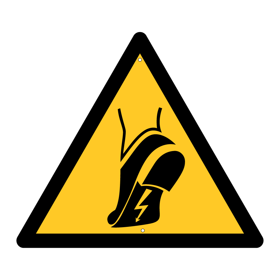 Risque de décharge électrostatique (chaussures)
