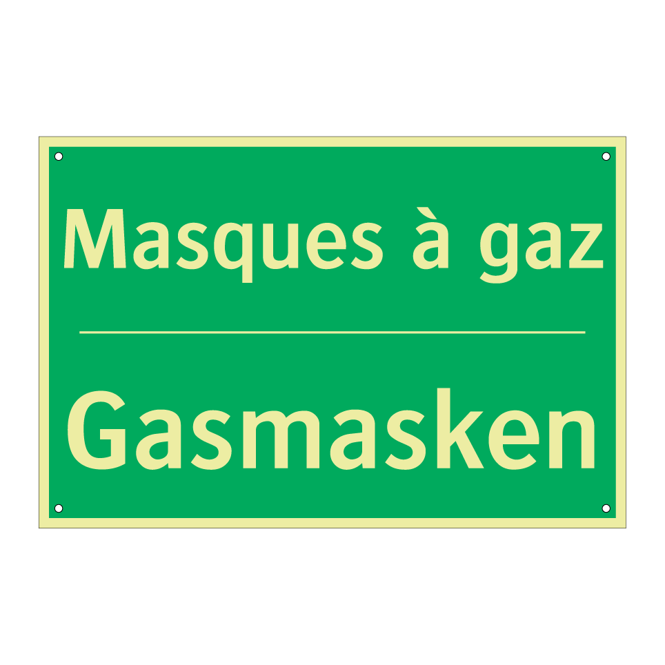 Gasmasken - Masques à gaz