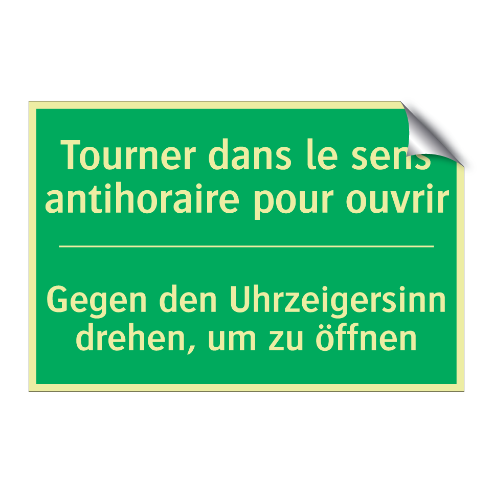 Gegen den Uhrzeigersinn drehen,  /.../ - Tourner dans le sens antihoraire  /.../